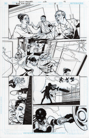 Blue and Gold #3 Page 9 by Cully Hamner