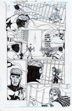 Blue and Gold #3 Page 11 by Cully Hamner