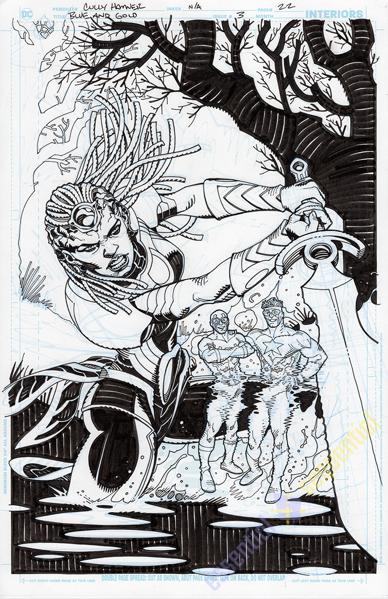 Blue and Gold #3 Page 22 by Cully Hamner 1 Blue and Gold #3 Page 22 by Cully Hamner