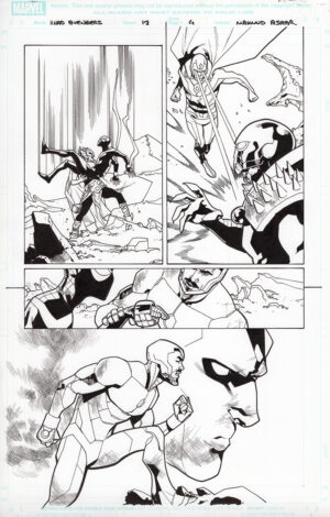 All-New, All-Different Avengers #12 Page 9 by Mahmud Asrar