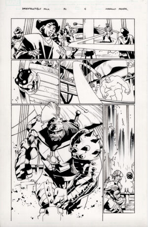 Indestructible Hulk #19 Page 9 by Mahmud Asrar