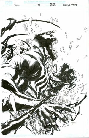 Venom #34 Cover by Mahmud Asrar