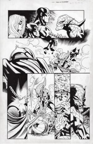 Amazing Spiderman #51 Page 15 by Ed Mcguinness and Wade von Grawbadger