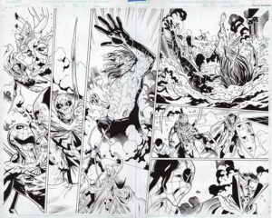 Superior Spiderman #6 Page 6 and 7 by Mike Hawthorne and Wade von Grawbadger