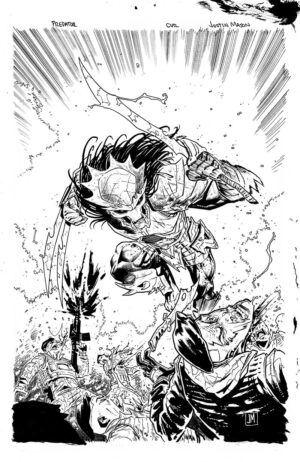 Predator: The Last Hunt #3 Cover by Justin Mason