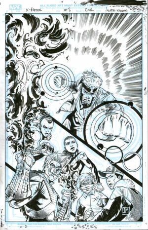 X-Factor #2 Cover by Justin Mason