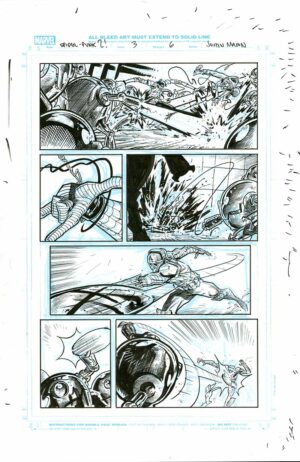 Spider-Punk: Arms Race #3 p.06 by Justin Mason