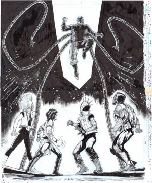 Spider-Punk: Arms Race #2 p.19-20 by Justin Mason