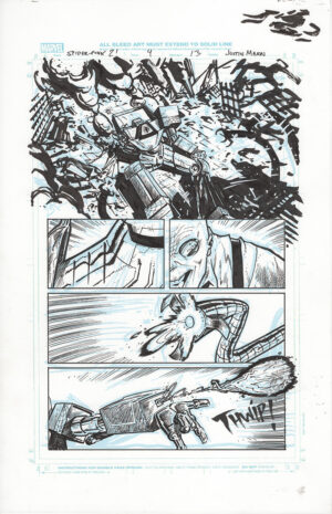 Spider-Punk: Arms Race Issue 4 p.13 by Justin Mason