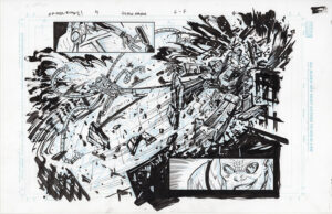 Spider-Punk: Arms Race Issue 4 p.6-7 by Justin Mason