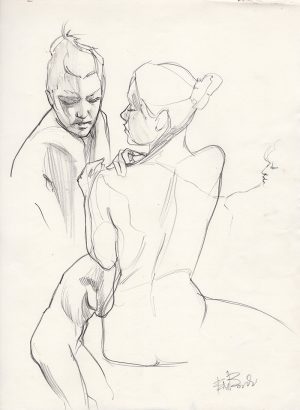 Pencil Study by Elia Bonetti