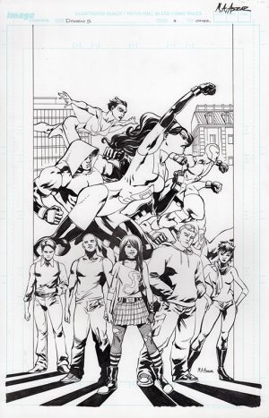 Dynamo 5 #0 Cover by Mahmud Asrar