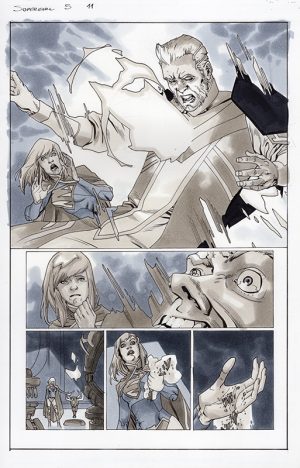 Supergirl #5 Page 11 by Mahmud Asrar