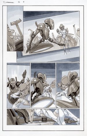 Supergirl #6 Page 1 by Mahmud Asrar