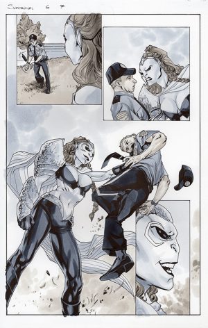 Supergirl #6 Page 7 by Mahmud Asrar