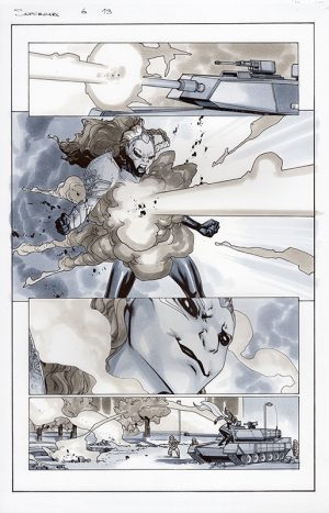 Supergirl #6 Page 13 by Mahmud Asrar