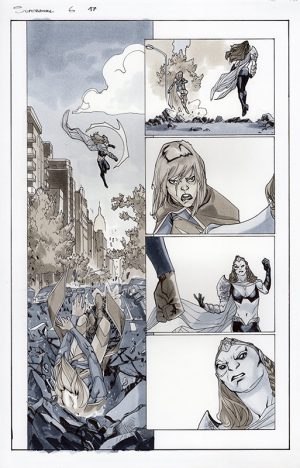 Supergirl #6 Page 17 by Mahmud Asrar