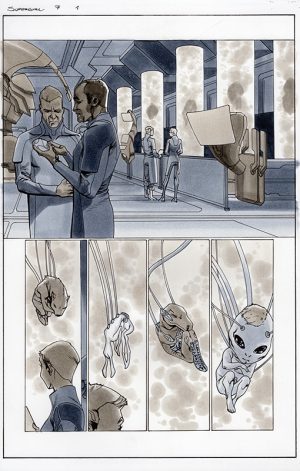 Supergirl #7 Page 1 by Mahmud Asrar