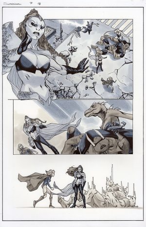 Supergirl #7 Page 18 by Mahmud Asrar