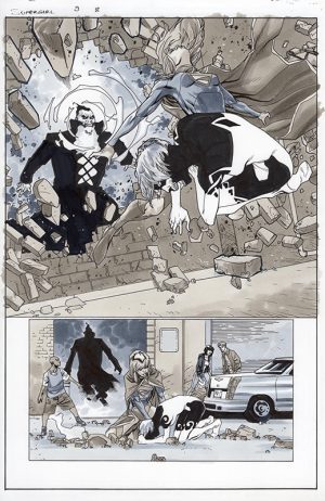 Supergirl #9 Page 8 by Mahmud Asrar