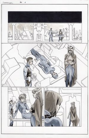 Supergirl #10 Page 1 by Mahmud Asrar