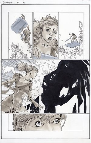 Supergirl #10 Page 4 by Mahmud Asrar