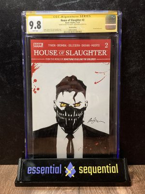 9.8 House of Slaughter #2 Sketch Cover signed and sketch by Rafael Albuquerque