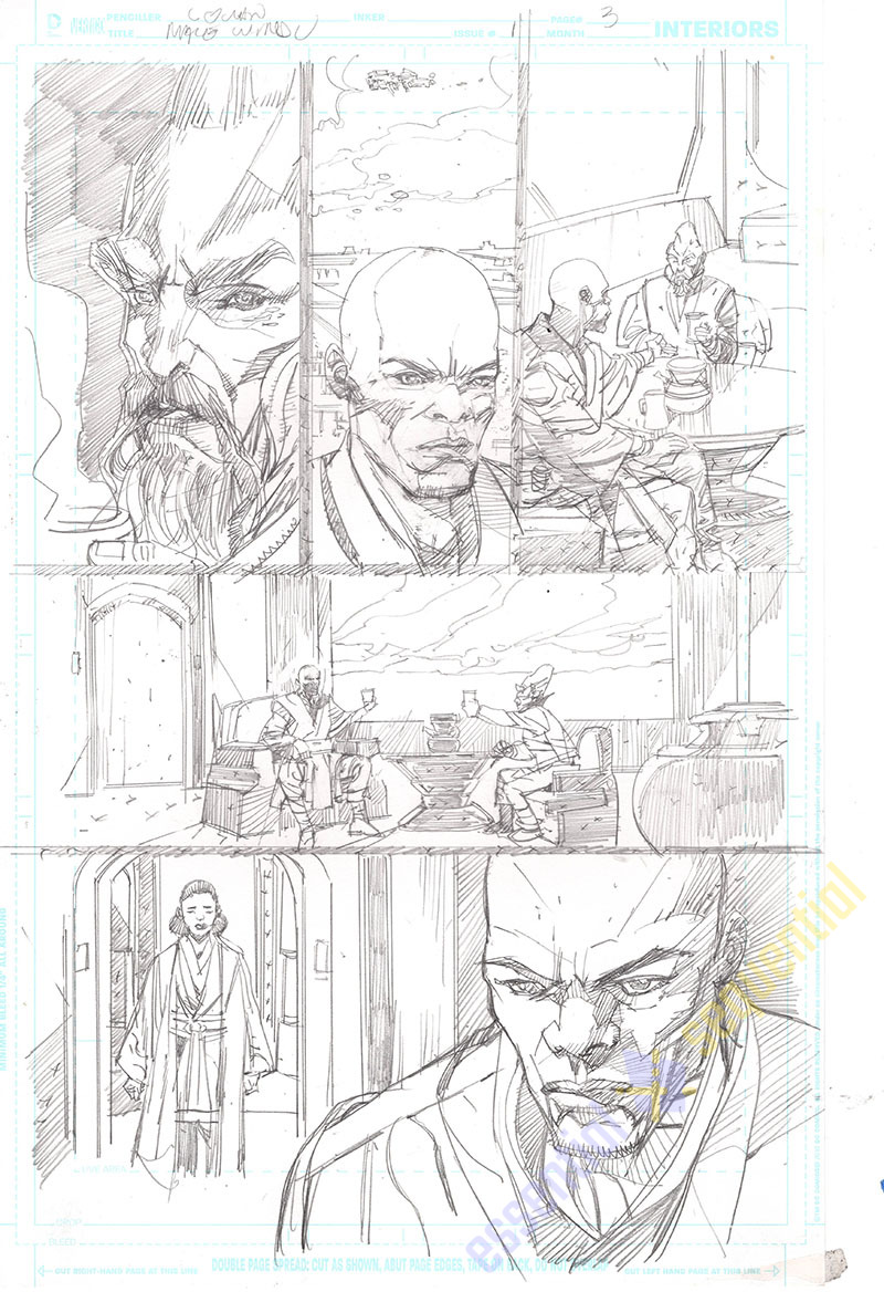 Star Wars: Mace Windu #1 Page 3 by Denys Cowan 1 Star Wars: Mace Windu #1 Page 3 by Denys Cowan
