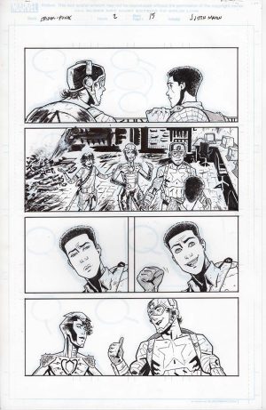 Spider-Punk #2 p.15 by Justin Mason