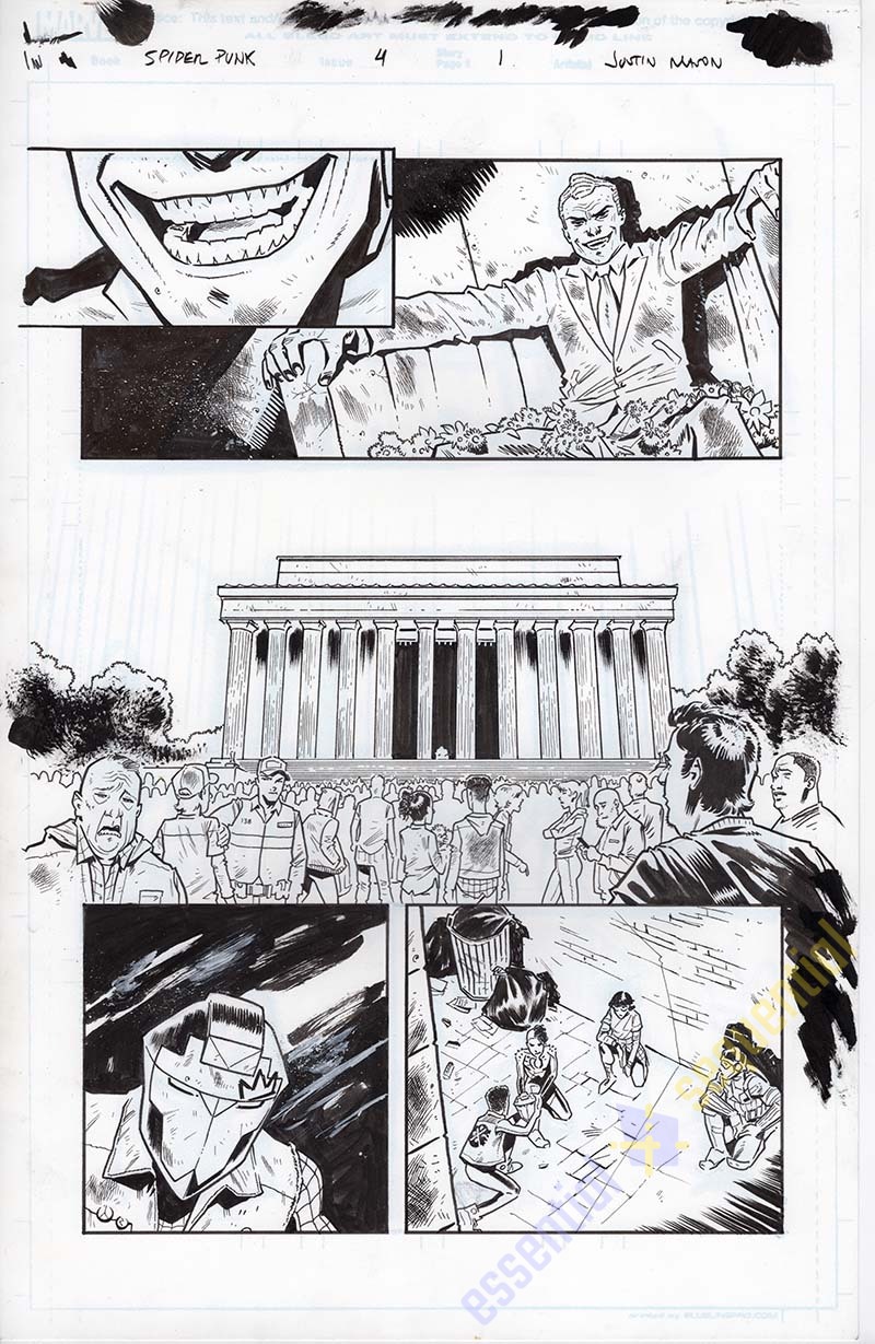 Spider-Punk #4 p.1 by Justin Mason 1 Spider-Punk #4 p.1 by Justin Mason