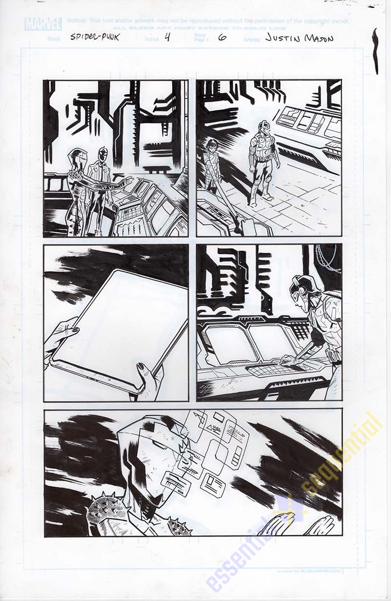 Spider-Punk #4 p.6 by Justin Mason 1 Spider-Punk #4 p.6 by Justin Mason