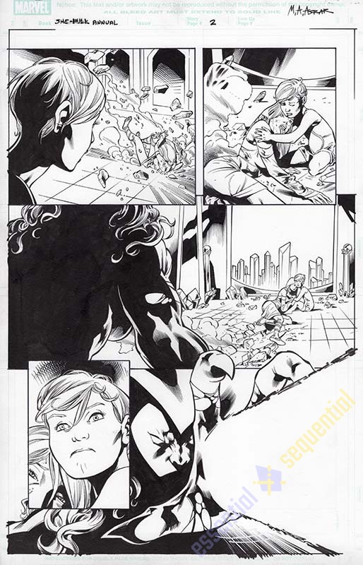 SHE-HULK: COSMIC COLLISION Page 2 by Mahmud Asrar 1 SHE-HULK: COSMIC COLLISION Page 2 by Mahmud Asrar