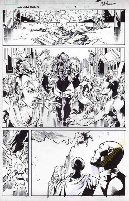 SHE-HULK: COSMIC COLLISION Page 3 by Mahmud Asrar 1 SHE-HULK: COSMIC COLLISION Page 3 by Mahmud Asrar