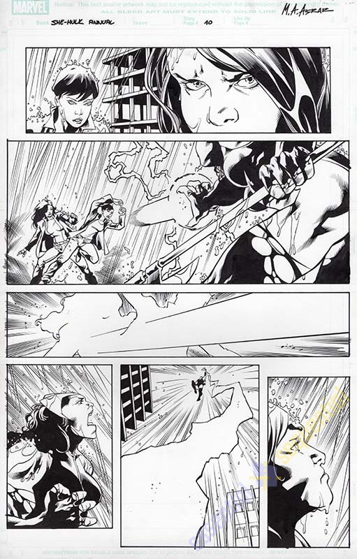SHE-HULK: COSMIC COLLISION Page 10 by Mahmud Asrar 1 SHE-HULK: COSMIC COLLISION Page 10 by Mahmud Asrar
