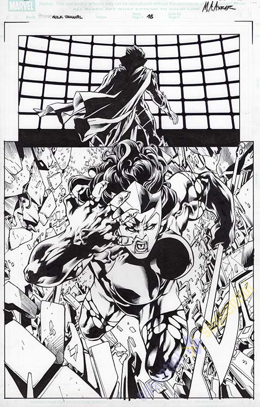 SHE-HULK: COSMIC COLLISION Page 18 by Mahmud Asrar 1 SHE-HULK: COSMIC COLLISION Page 18 by Mahmud Asrar