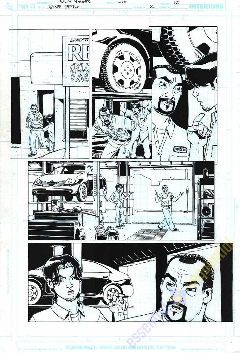 Blue Beetle Issue 02 Page 10 by Cully Hamner 1 Blue Beetle Issue 02 Page 10 by Cully Hamner