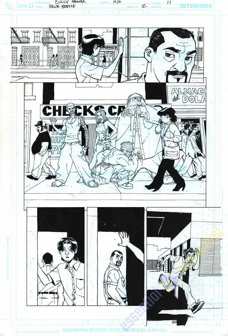 Blue Beetle Issue 02 Page 11 by Cully Hamner 1 Blue Beetle Issue 02 Page 11 by Cully Hamner