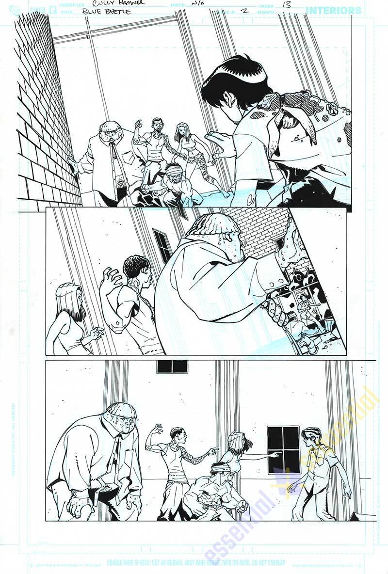 Blue Beetle Issue 02 Page 13 by Cully Hamner 1 Blue Beetle Issue 02 Page 13 by Cully Hamner