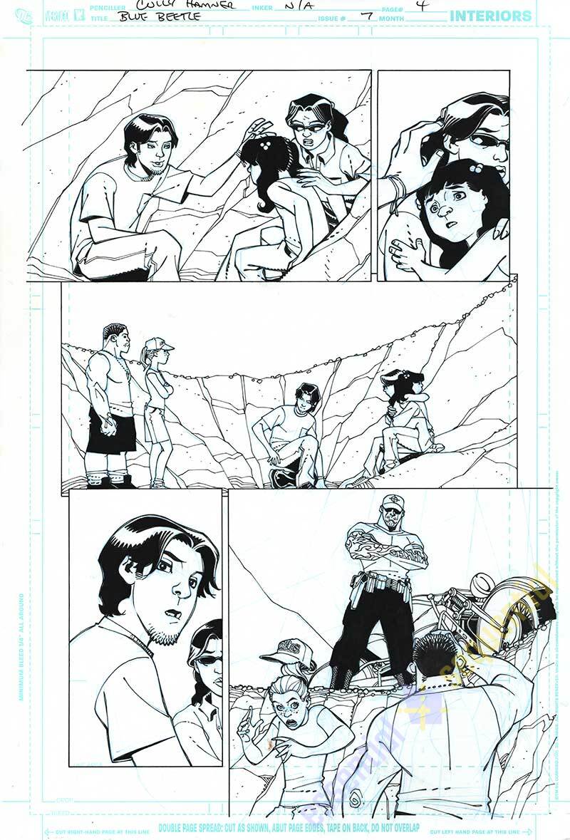 Blue Beetle Issue 07 Page 04 by Cully Hamner 1 Blue Beetle Issue 07 Page 04 by Cully Hamner