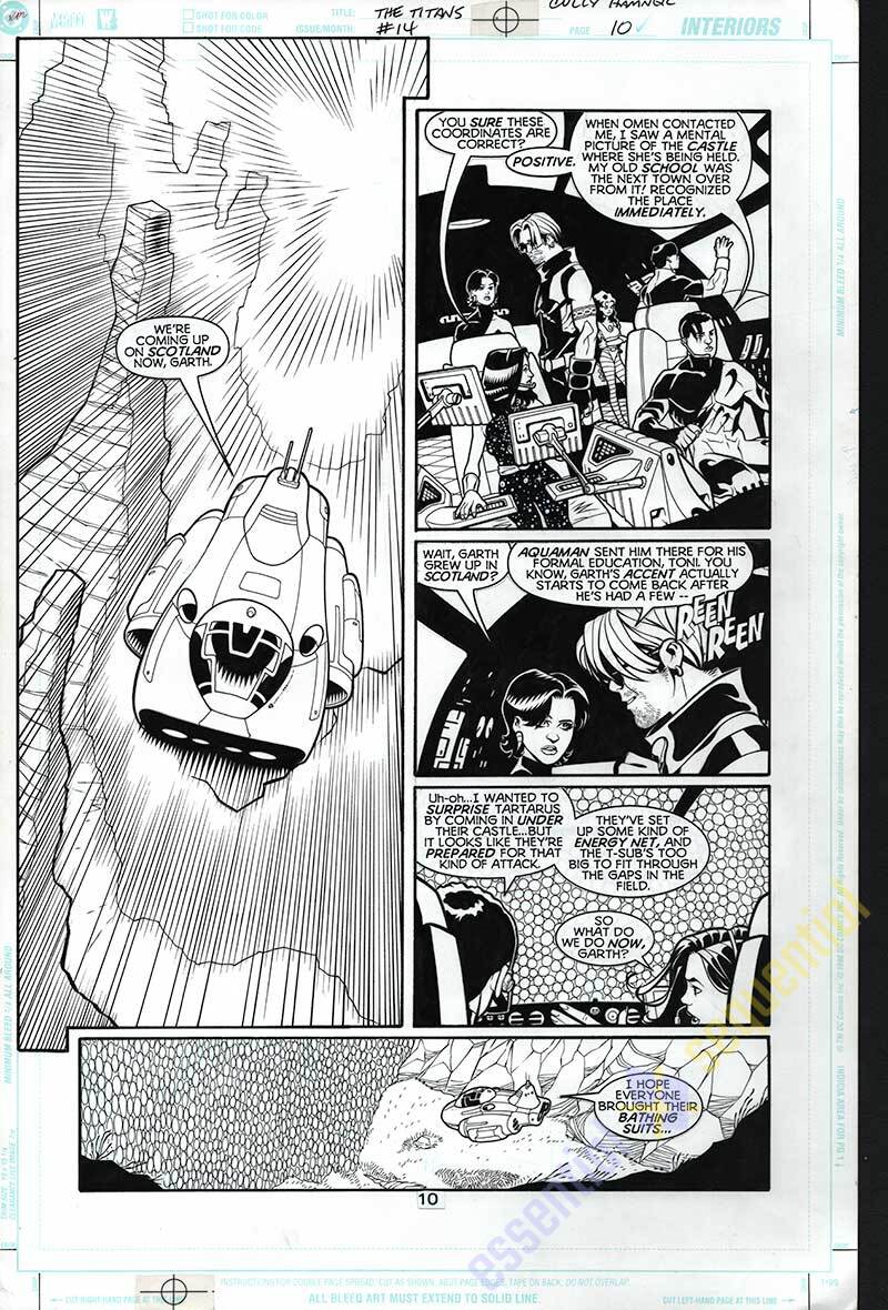 The Titans Issue 14 Page 10 by Cully Hamner 1 The Titans Issue 14 Page 10 by Cully Hamner