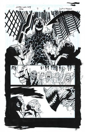Spider-Man 2099 Dark Genesis Issue 3 Page 05 by Justin Mason