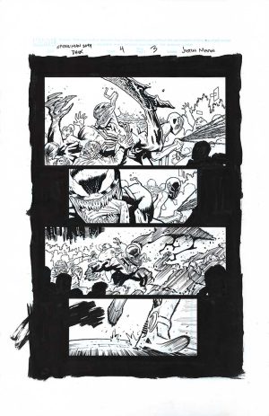 Spider-Man 2099 Dark Genesis Issue 4 Page 03 by Justin Mason