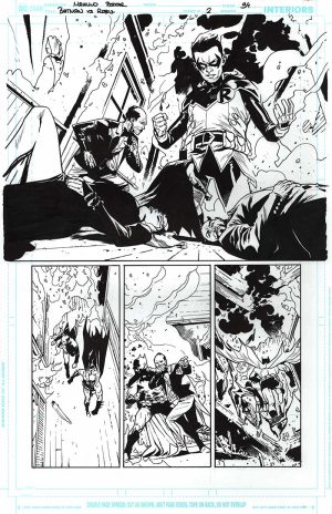 Batman vs. Robin #2 Page 34 by Mahmud Asrar