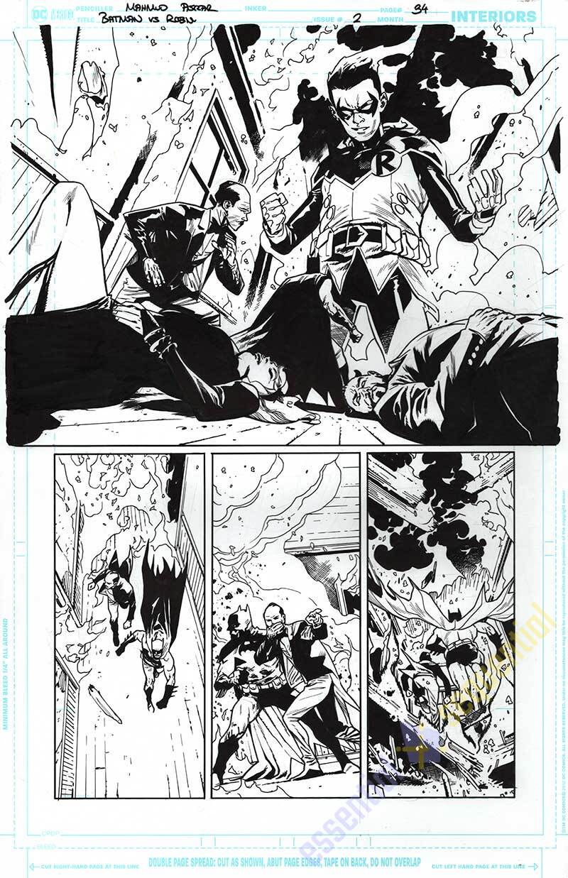 Batman vs. Robin #2 Page 34 by Mahmud Asrar 1 Batman vs. Robin #2 Page 34 by Mahmud Asrar