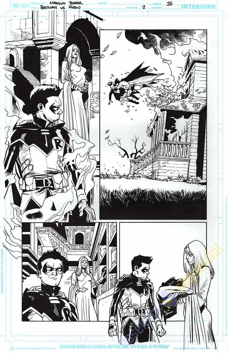 Batman vs. Robin #2 Page 35 by Mahmud Asrar 1 Batman vs. Robin #2 Page 35 by Mahmud Asrar