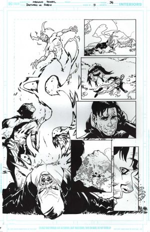 Batman vs. Robin #3 Page 34 by Mahmud Asrar