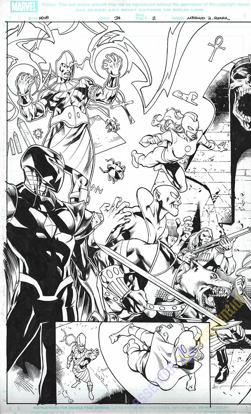 NOVA #34 Page 02 & 3 by Mahmud Asrar 3 NOVA #34 Page 02 & 3 by Mahmud Asrar - Image 3