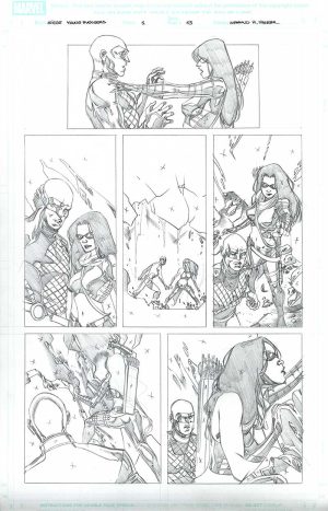 Siege: Young Avengers Issue #1 Page 13 by Mahmud Asrar
