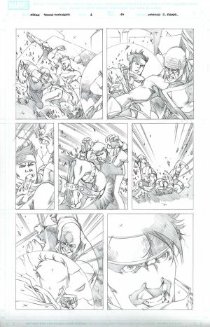 Siege: Young Avengers Issue #1 Page 14 by Mahmud Asrar