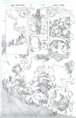 Siege: Young Avengers Issue #1 Page 15 by Mahmud Asrar